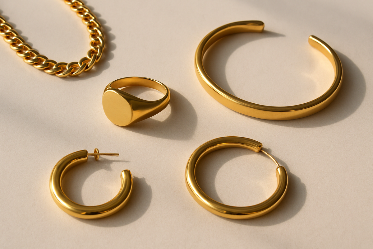 unisex gold-plated jewellery brands at budget prices