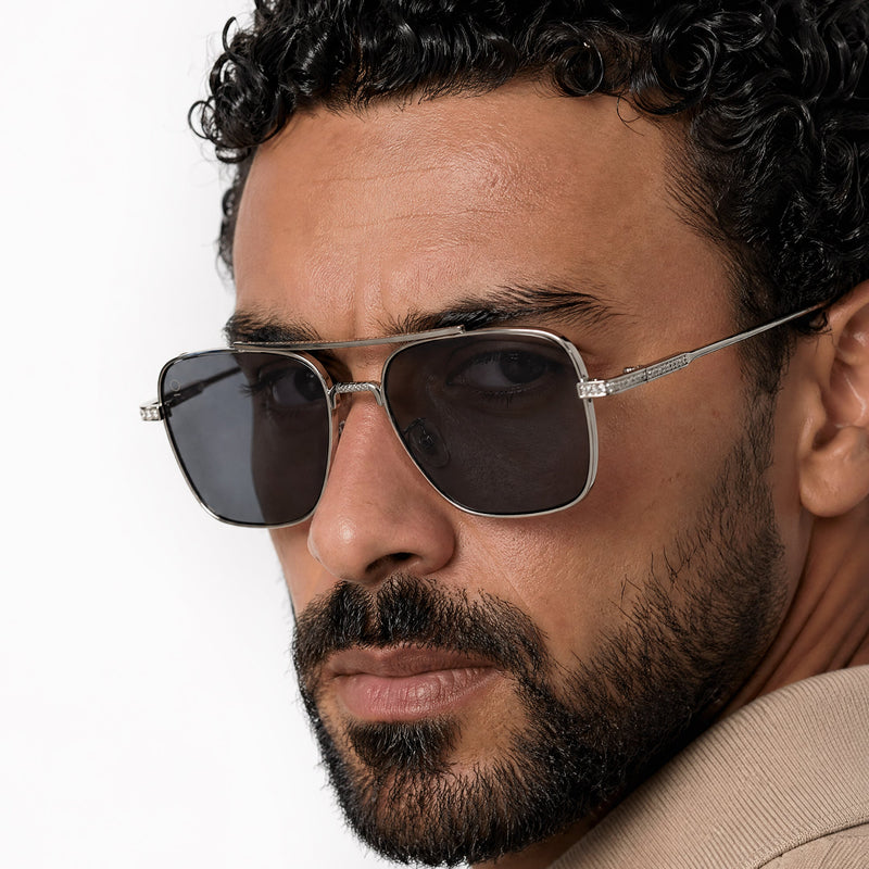 LUCIANO // SILVER BLACK