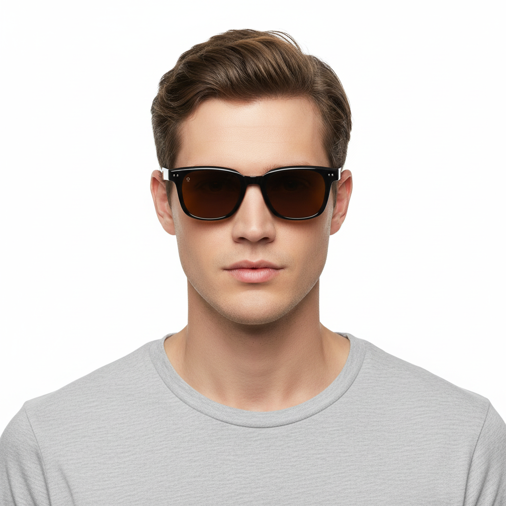 Male model with DYLAN BROWN - frontal view